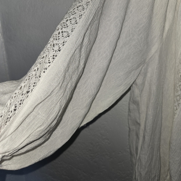 Aeropostale White Off-the-shoulder Peasant Top Size XL - Picture 5 of 8